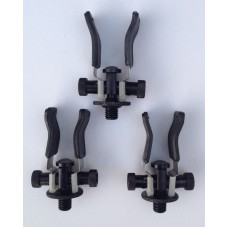 Black ALU Adjustable Spring Action Rodrest