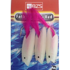 Fatboy Lumi Red (3 x Size 6/0 Hooks)