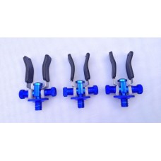 Blue ALU Adjustable Spring Action Rodrest